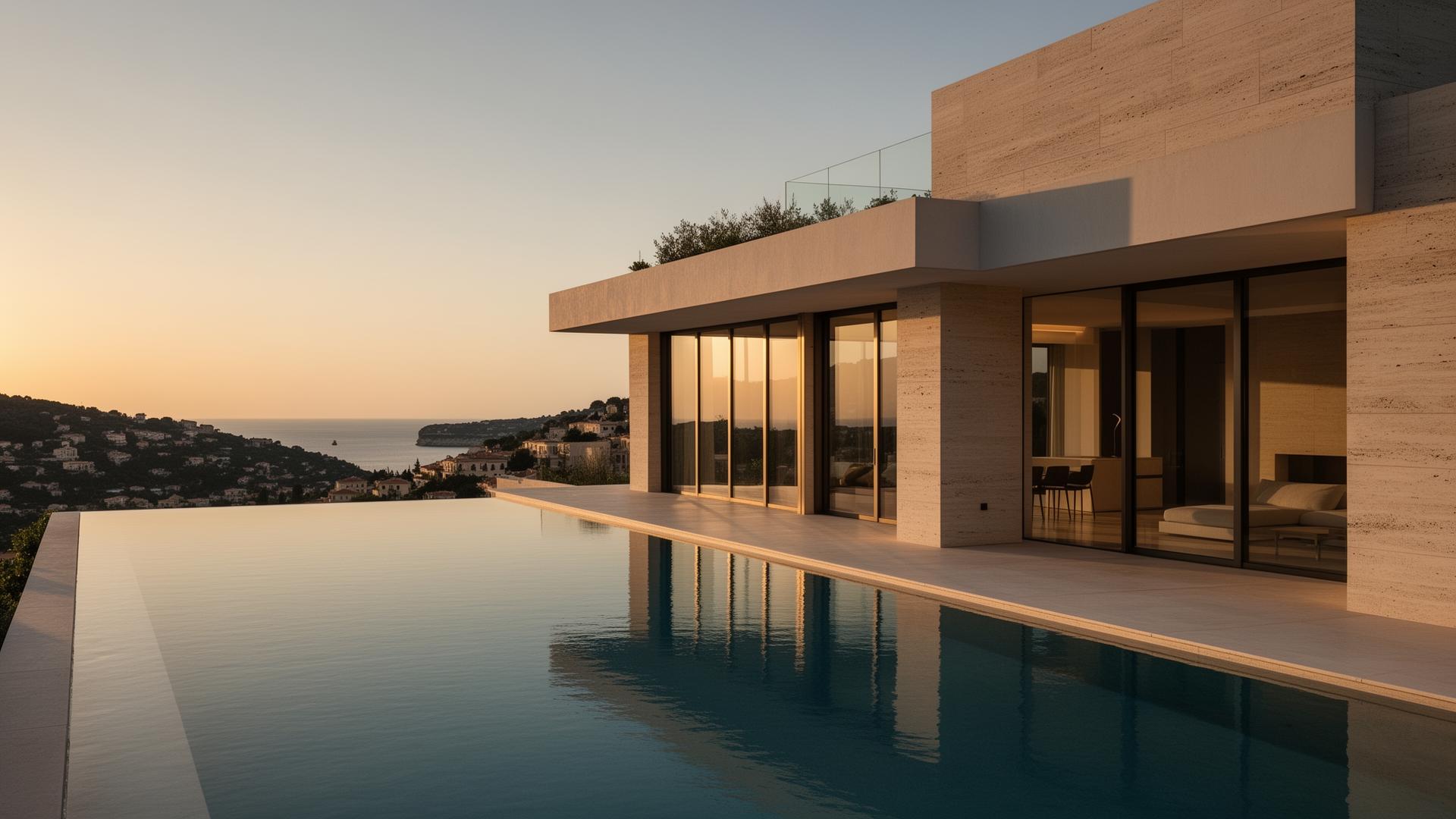 Villa contemporaine sur la Côte d'Azur